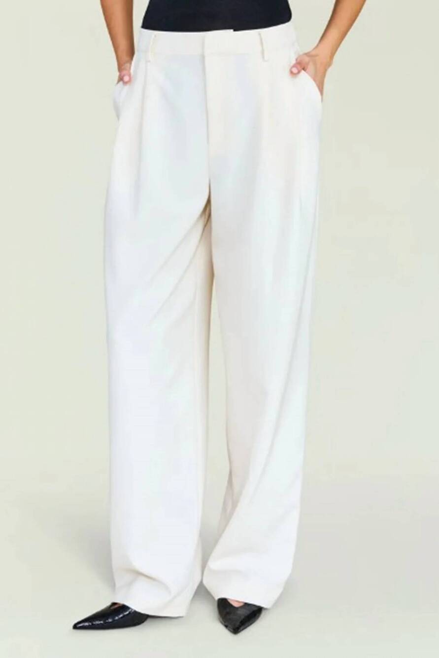 NEW SER.O.YA sonya straight fit pant in eggshell